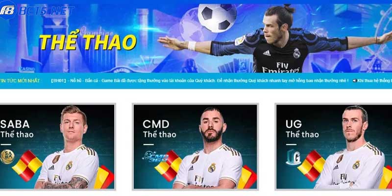 Thể thao F8BET - Thiên đường cá cược đẳng cấp hiện nay