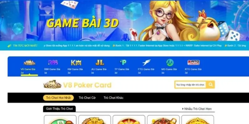 Game bài với hàng trăm tựa game với dealer có tại F8BET