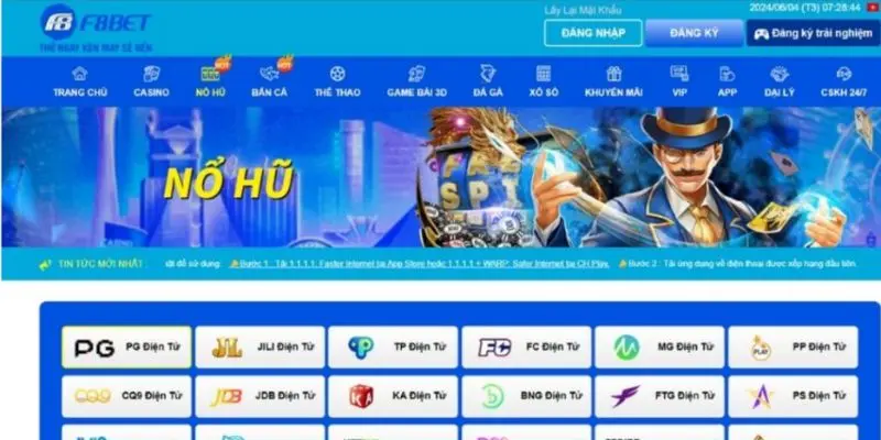 Nổ hũ cực khủng, nhận hàng trăm triệu với F8BET