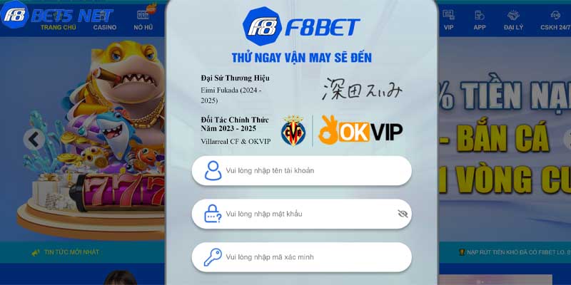 Hướng dẫn đăng nhập F8BET trong một nốt nhạc 